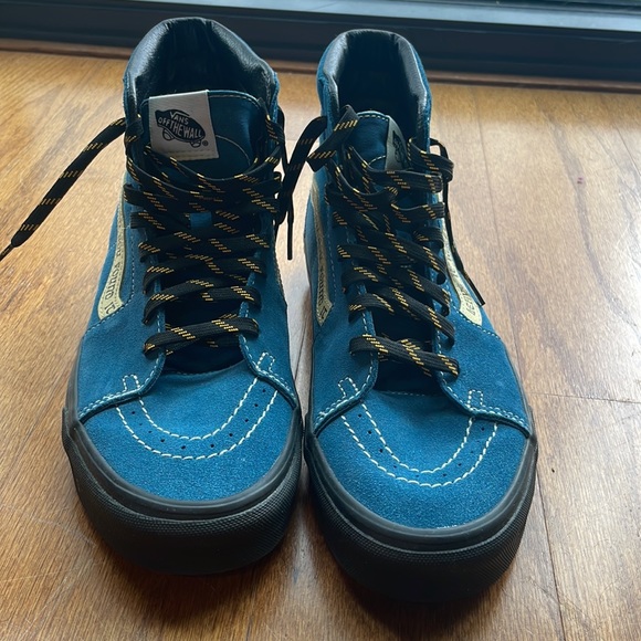 Vans + Parks Project Blue Suede Hightops - Picture 2 of 8